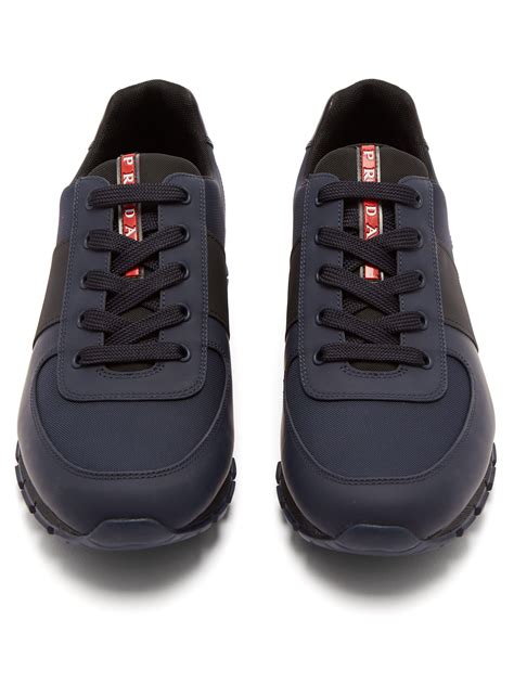 navy prada trainers|prada sneakers.